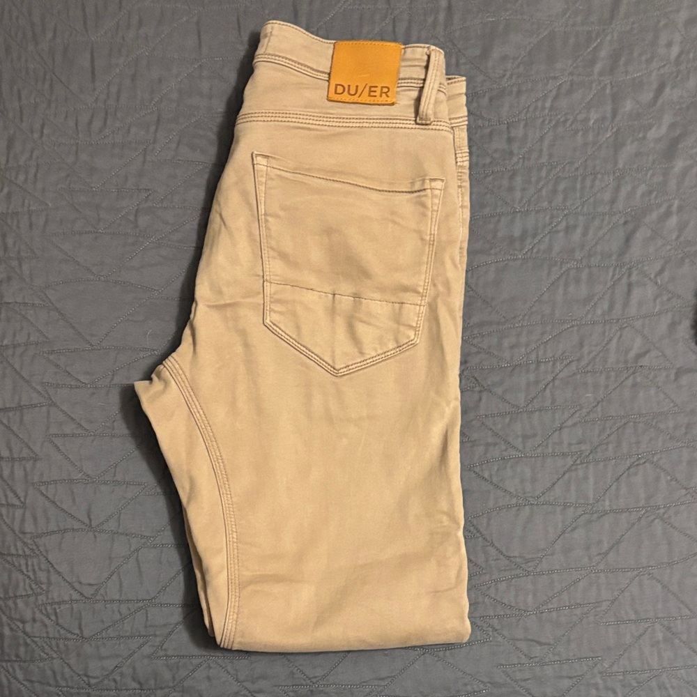 DU/ER Men's Skinny Jeans - Tan